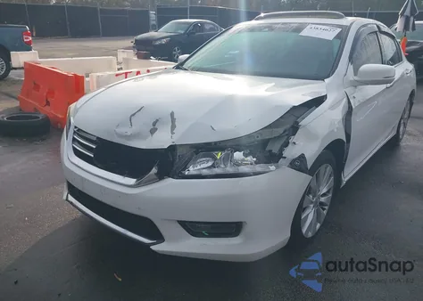 2014 Honda Accord Ex-L V-6 from USA, damaged, VIN 1HGCR3F80EA008992